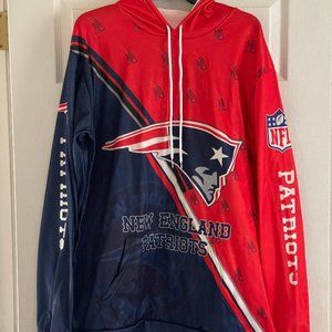 New England Patriots NFL Pullover Hoodie SZ LG